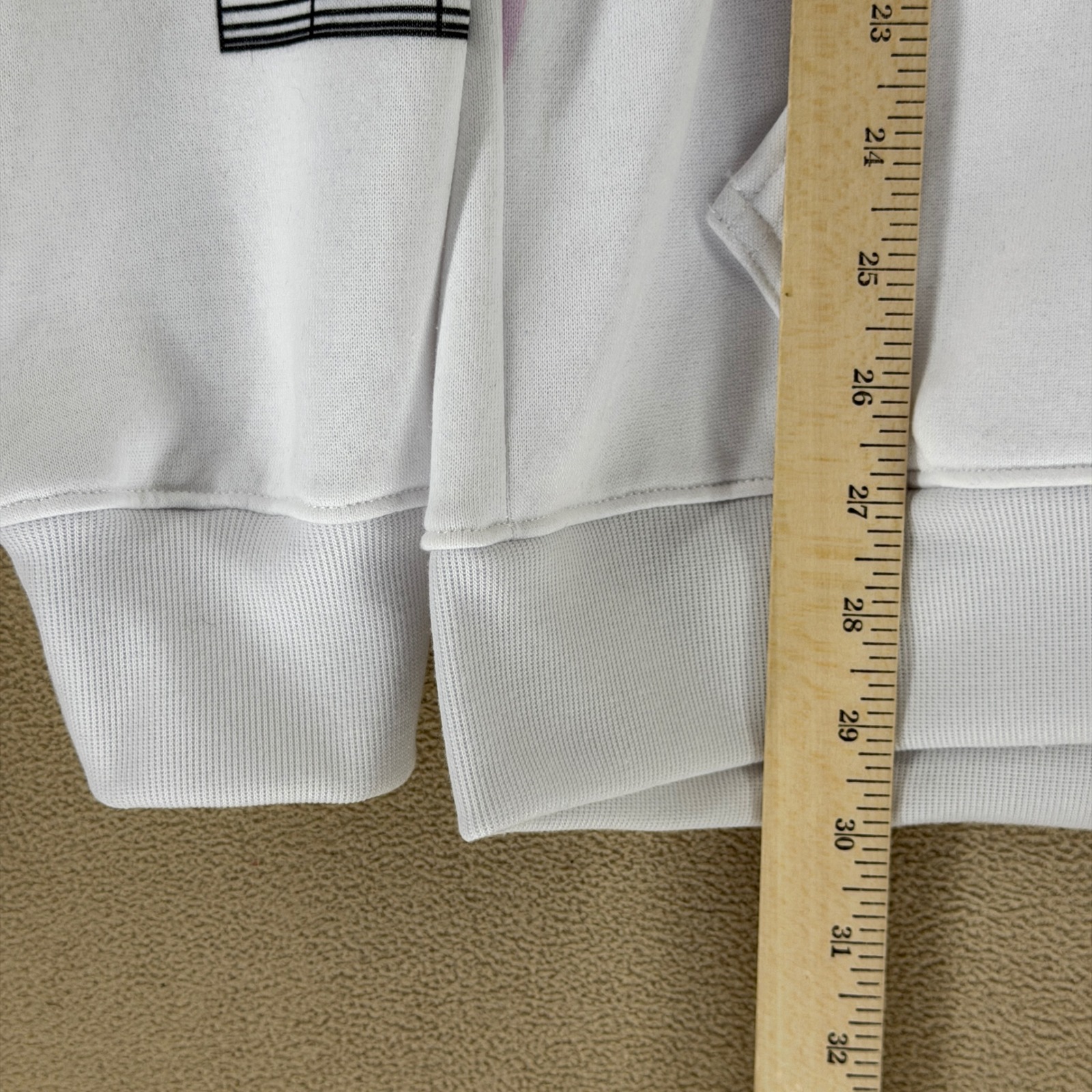 Vapor95 Ax Anime Expo Hoodie Anime Graphic Print White Adult Size M — image 8 of 8